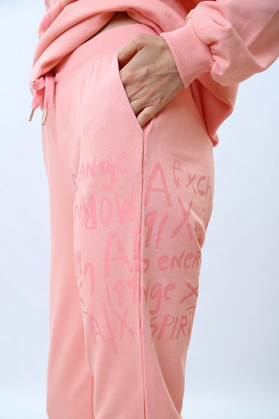 Брюки спортивные джоггеры Armani Exchange Розовый