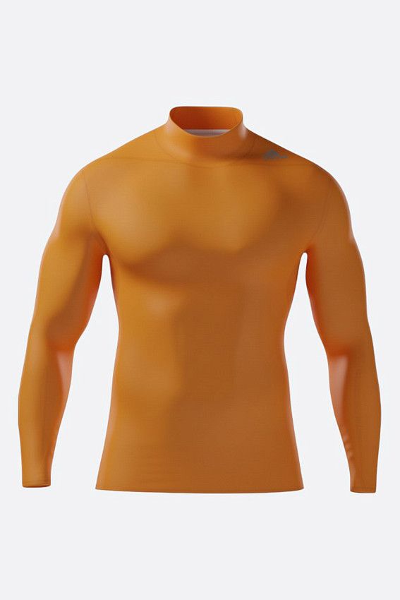 Лонгслив компрессионный Adidas Оранжевый