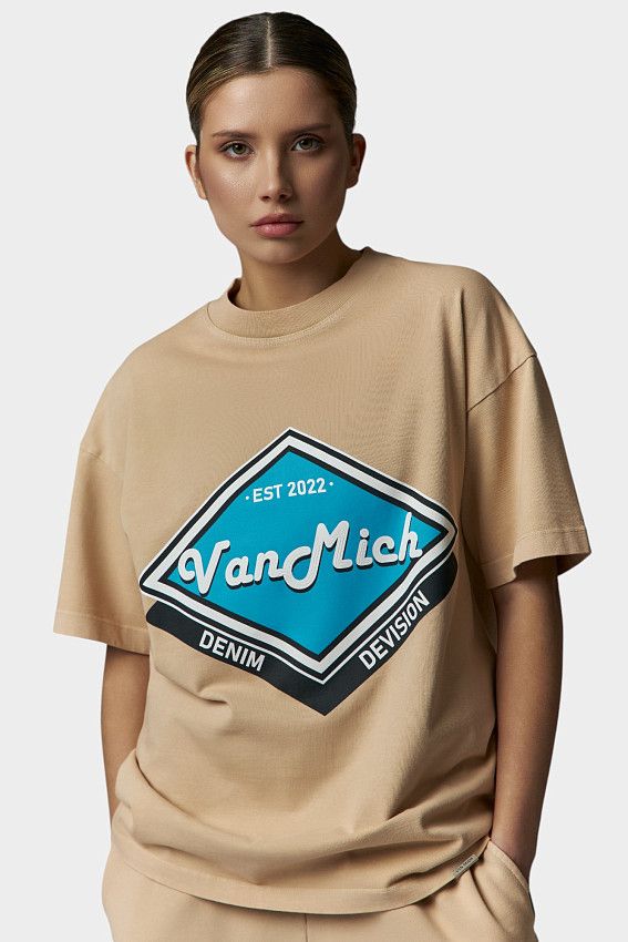 Футболка Van Mich Бежевый