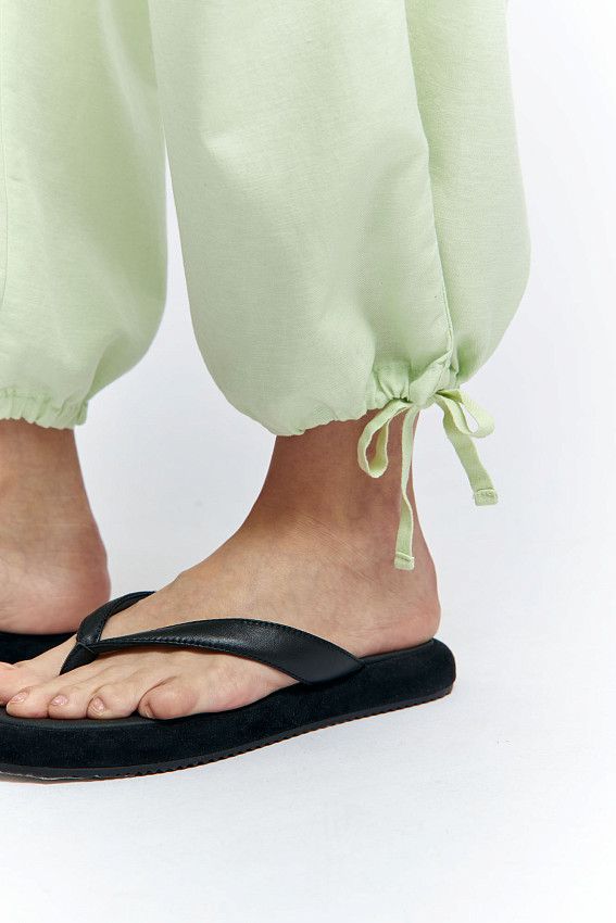 Брюки льняные Van Mich Зеленый