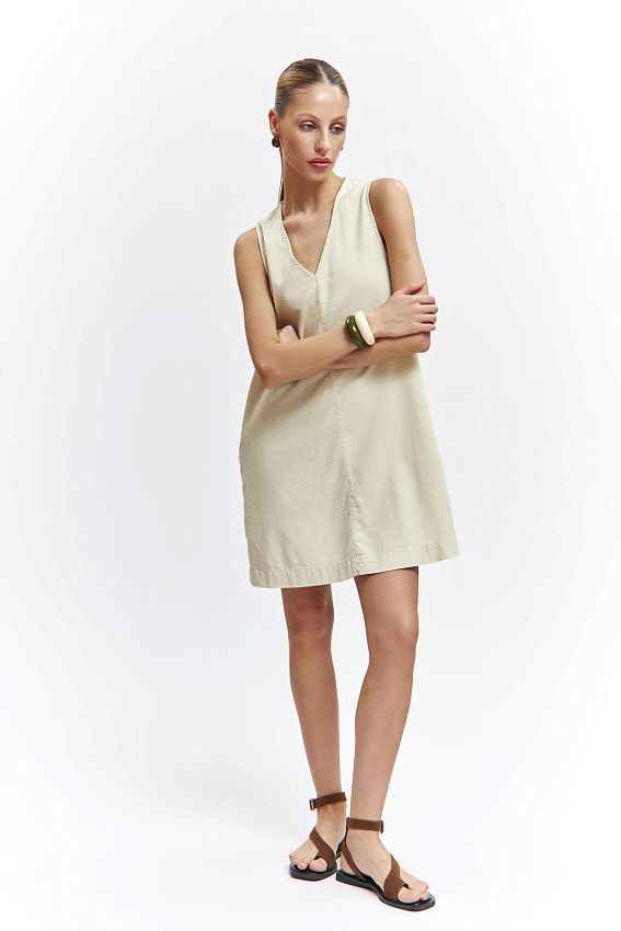 Платье Van Mich Бежевый