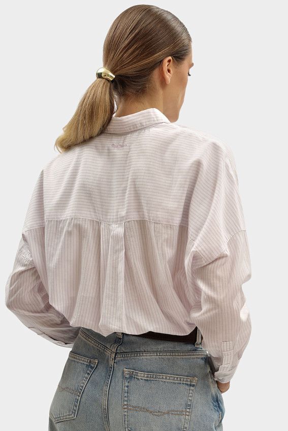 Рубашка с длинным рукавом Pepe Jeans Фиолетовый