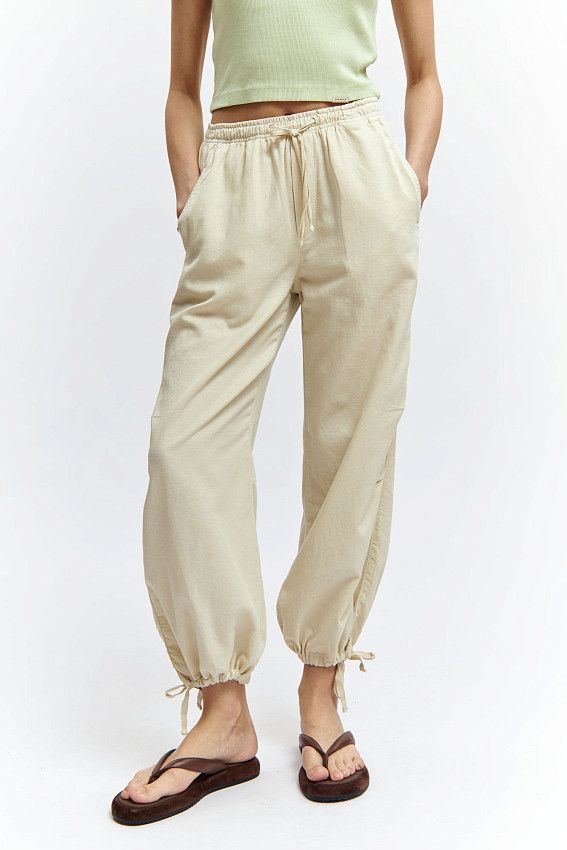 Брюки льняные Van Mich Бежевый