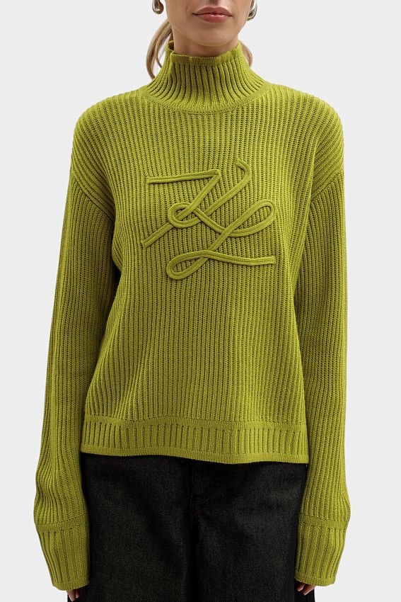 Свитер Karl Lagerfeld Зеленый