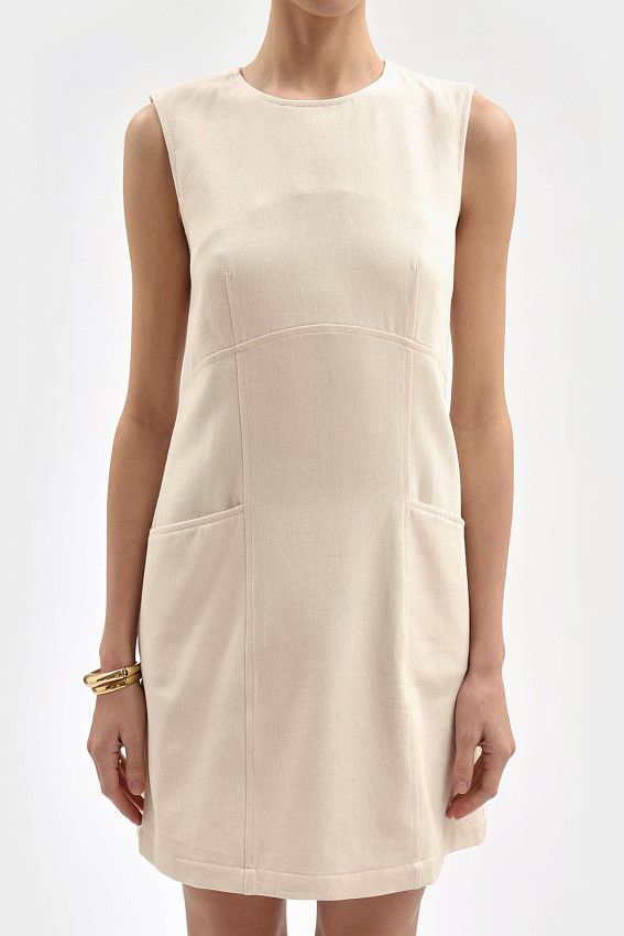 Платье The Hills Бежевый