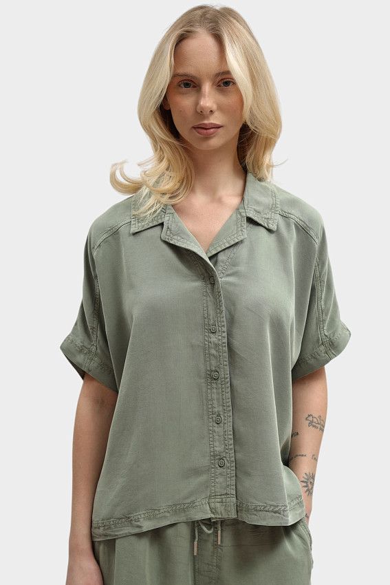 Рубашка Mustang Зеленый