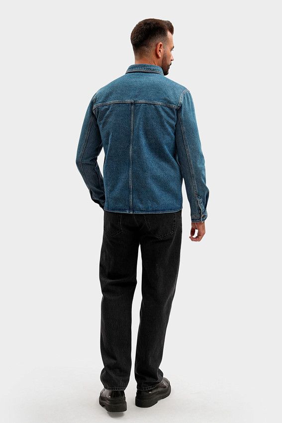 Рубашка джинсовая Trussardi Синий