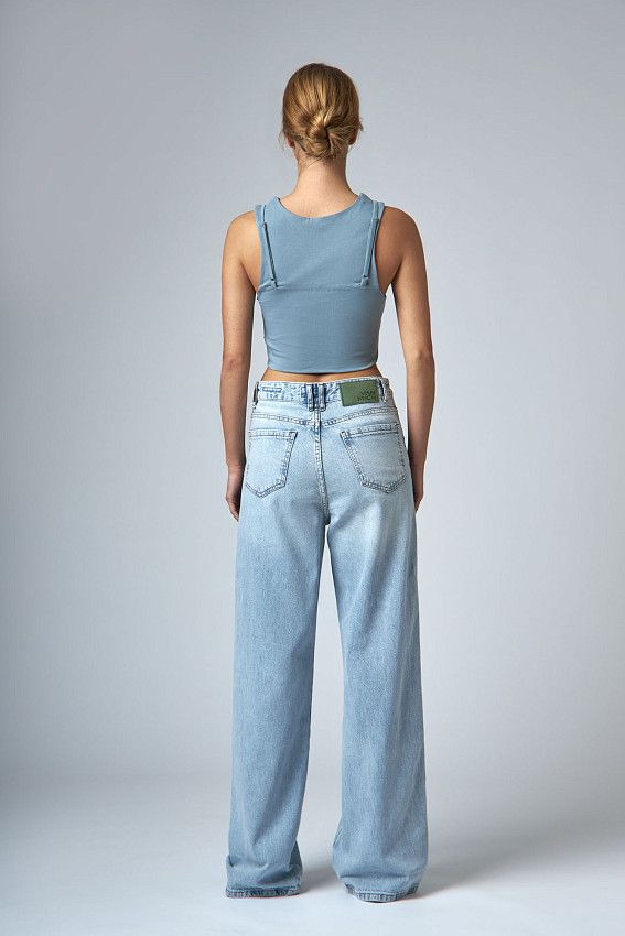 Кроп-топ Van Mich Серый