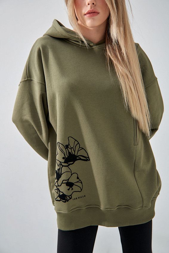 Худи The Hills Хаки