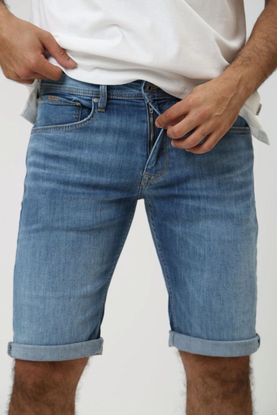Шорты джинсовые Pepe Jeans Голубой