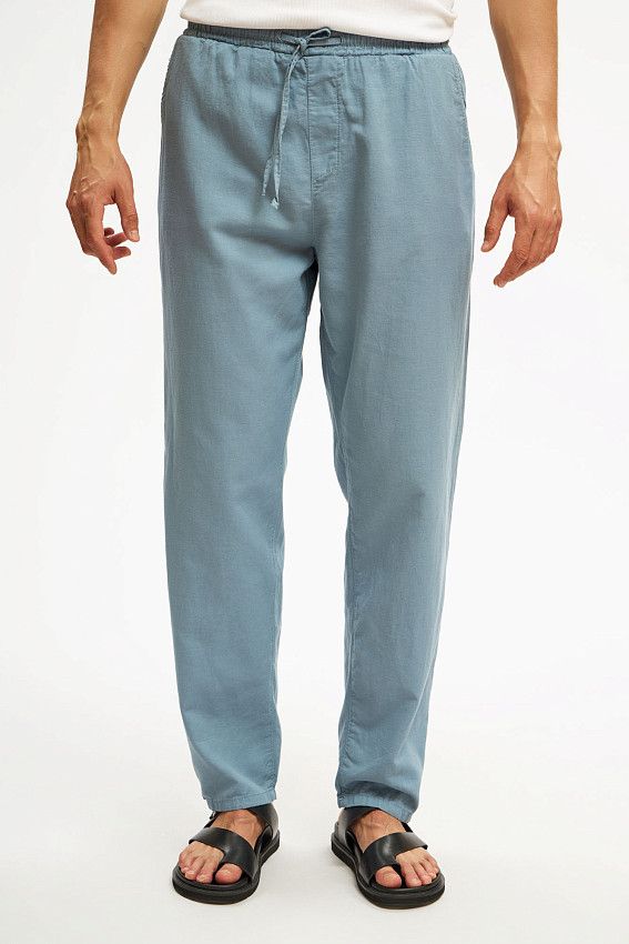 Брюки льняные Van Mich Серый