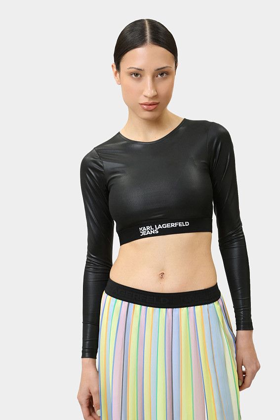 Лонгслив Karl Lagerfeld Jeans Черный