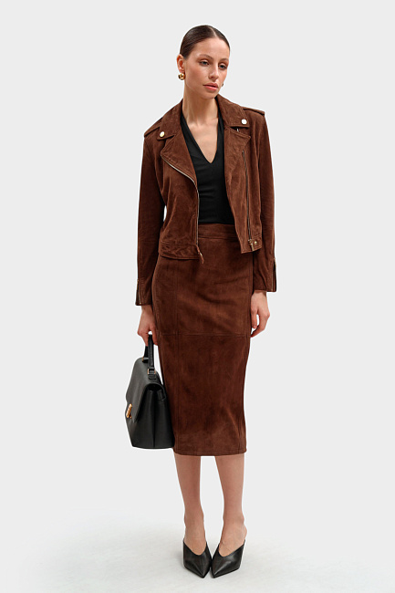 Юбка кожаная Armani Exchange