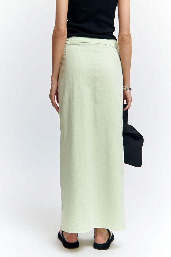 Юбка льняная Van Mich Зеленый