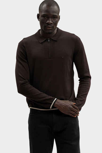 Поло с длинным рукавом Emporio Armani