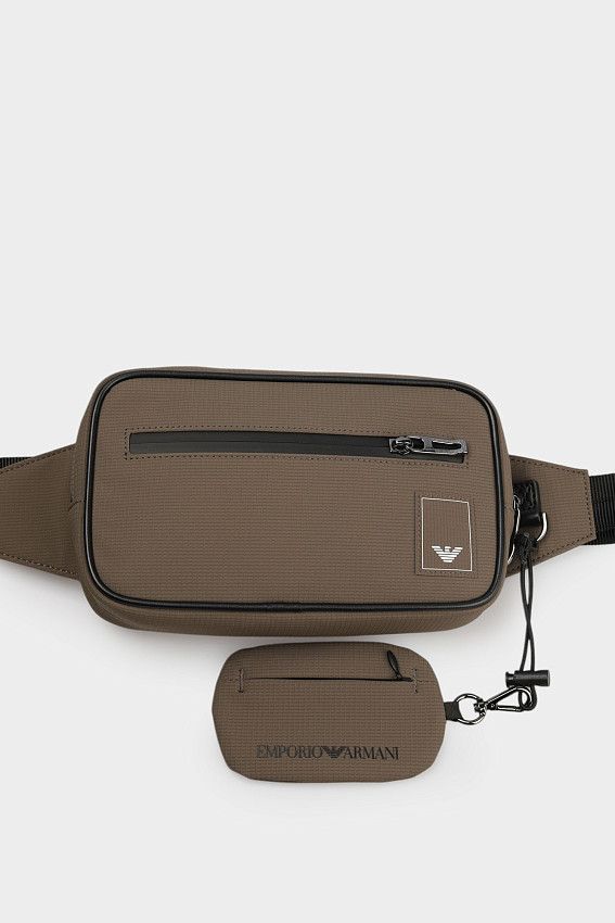 Сумка поясная Emporio Armani Коричневый