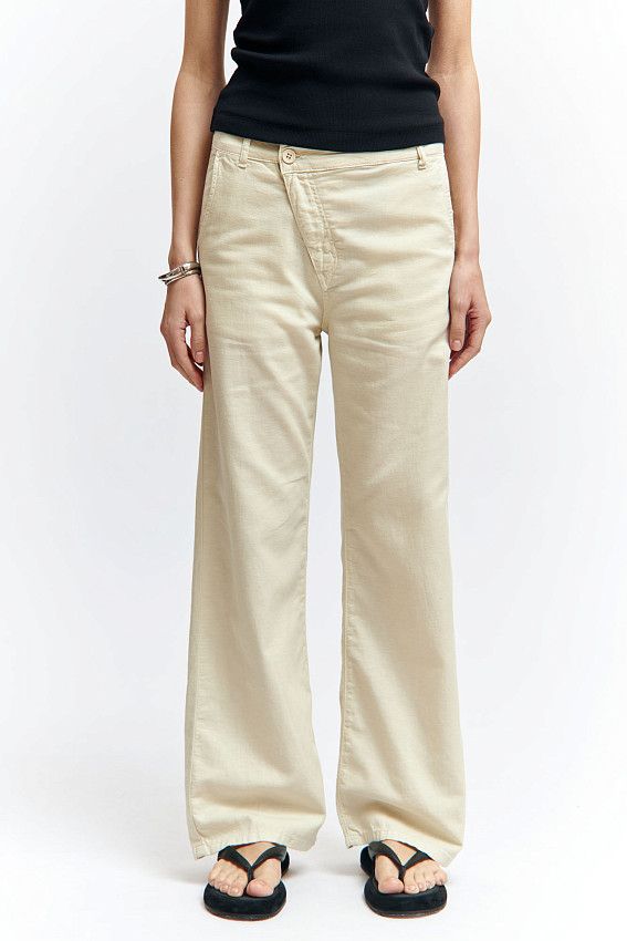 Брюки льняные Van Mich Бежевый
