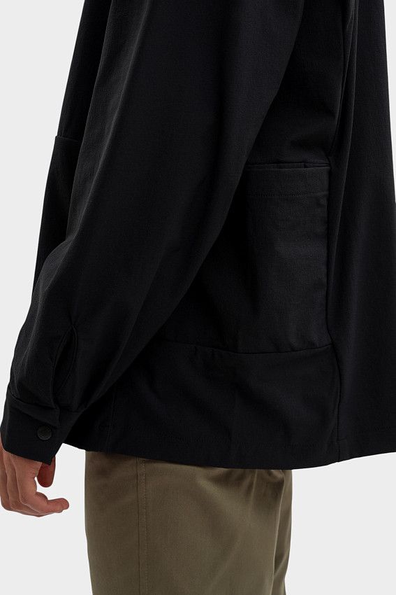 Рубашка с длинным рукавом Columbia Черный