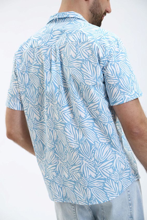 Рубашка Karl Lagerfeld Голубой