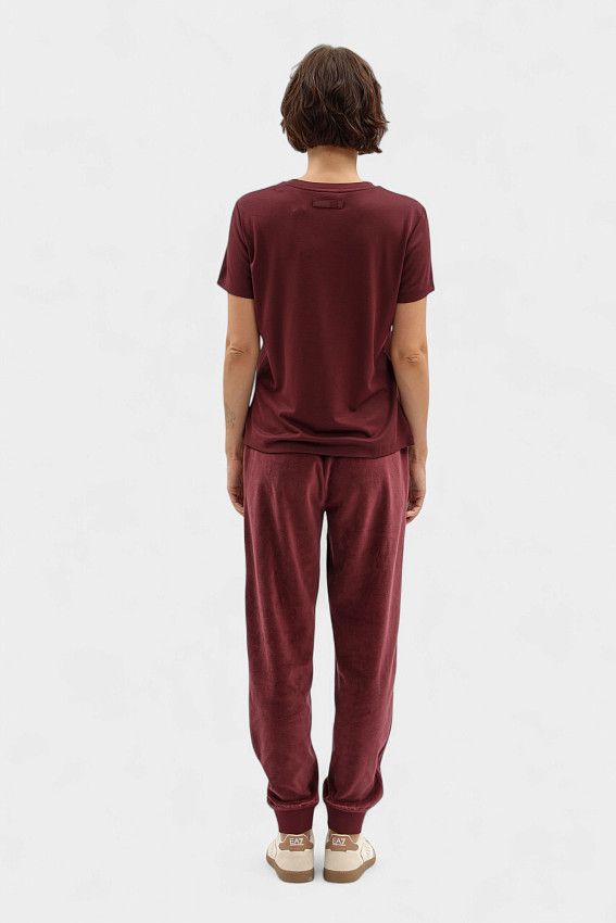 Футболка EA7 Бордовый