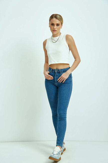 Джинсы HIGH RISE SUPER SKINNY  Van Mich