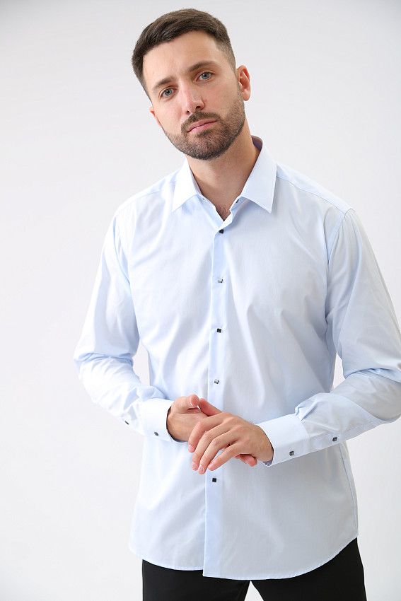 Сорочка д/р Karl Lagerfeld Голубой