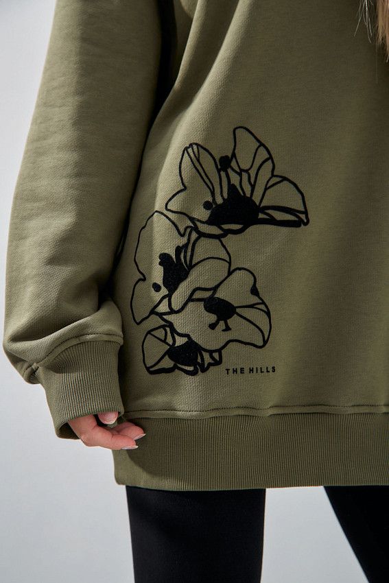 Худи The Hills Хаки