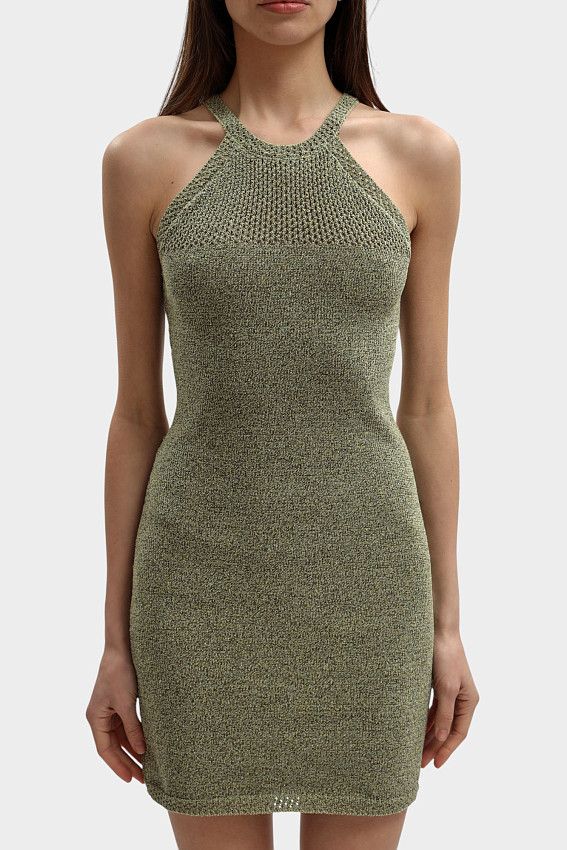 Платье Armani Exchange Зеленый