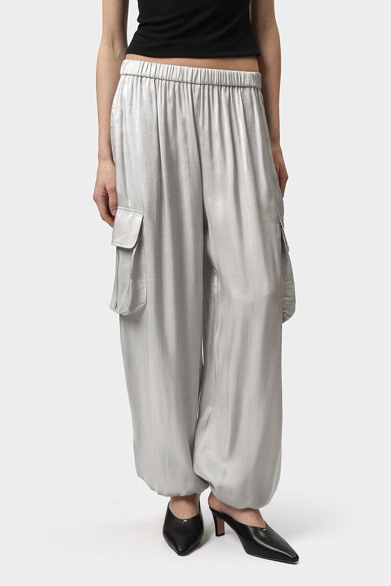 Брюки Armani Exchange Серебряный