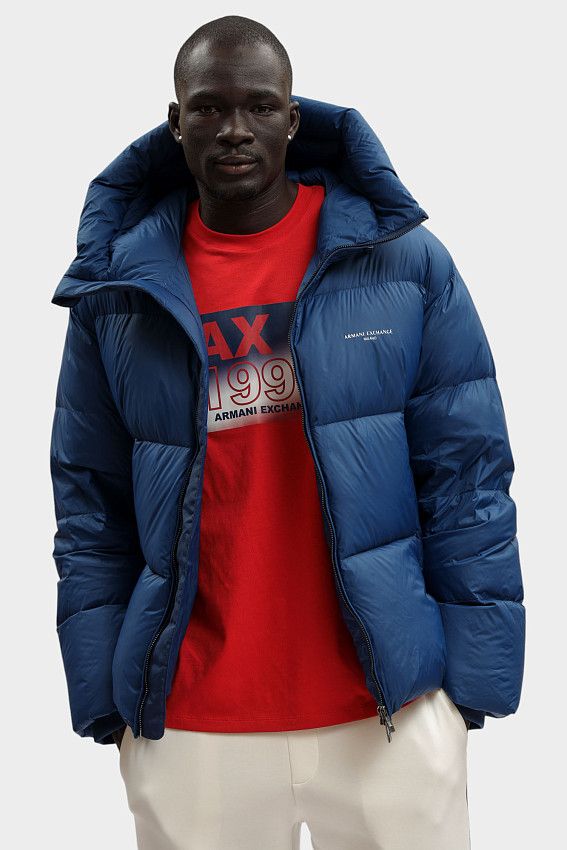 Куртка пуховая Armani Exchange Голубой