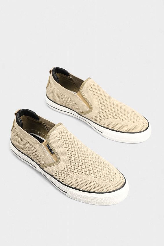 Слипоны Mustang Бежевый