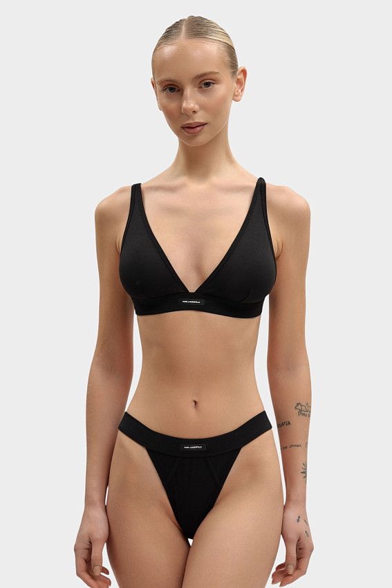 Топ Karl Lagerfeld Черный