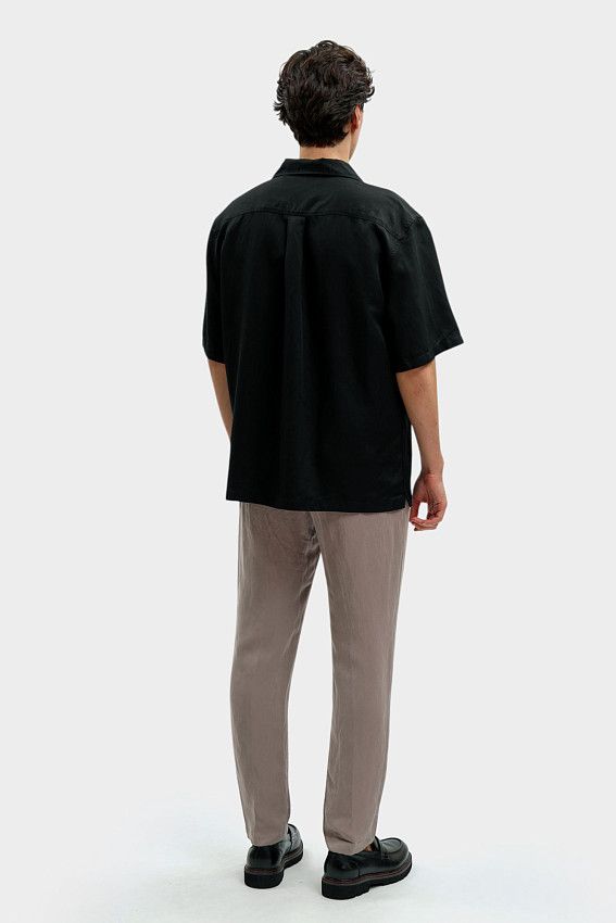 Брюки льняные Strellson Серый