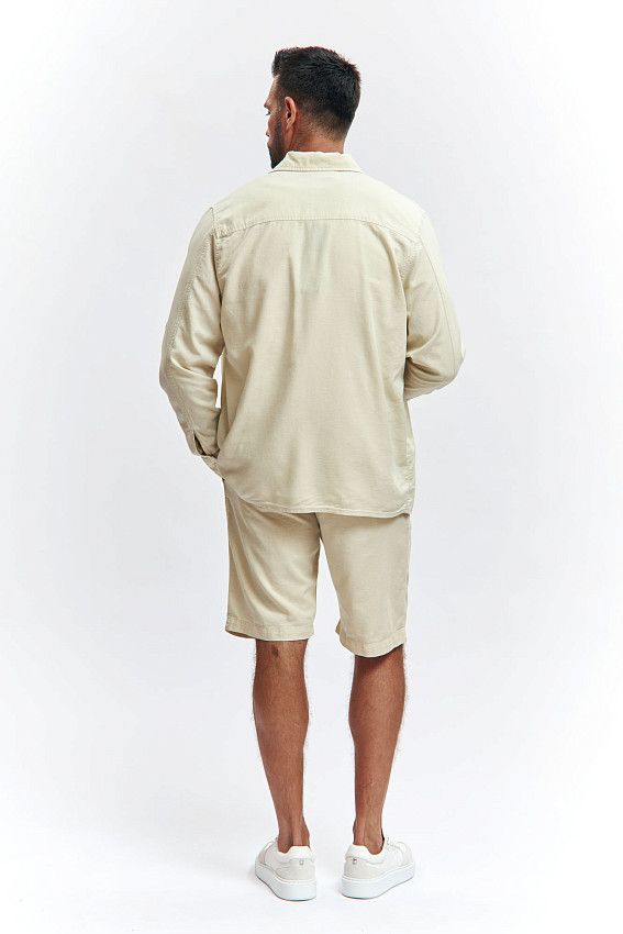 Рубашка льняная Van Mich Бежевый