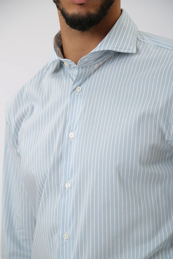 Сорочка д/р Strellson Синий