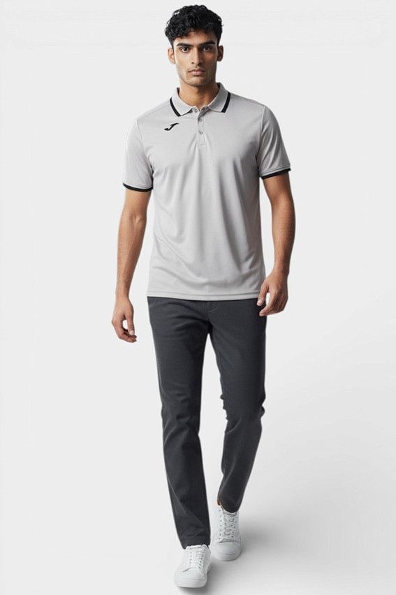 Поло Joma Серый