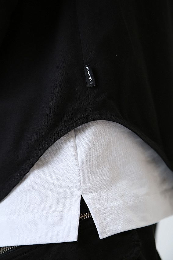 Рубашка с длинным рукавом Van Mich Черный