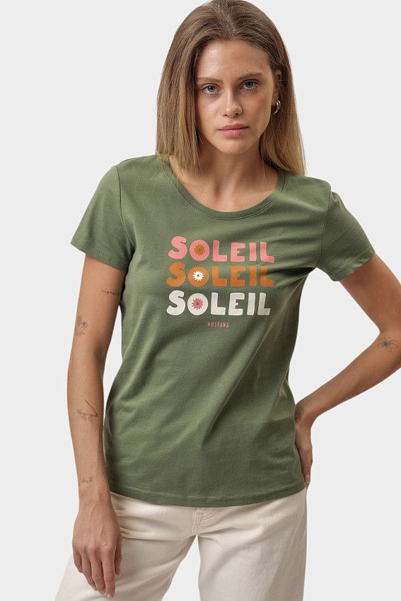 Футболка Mustang Зеленый