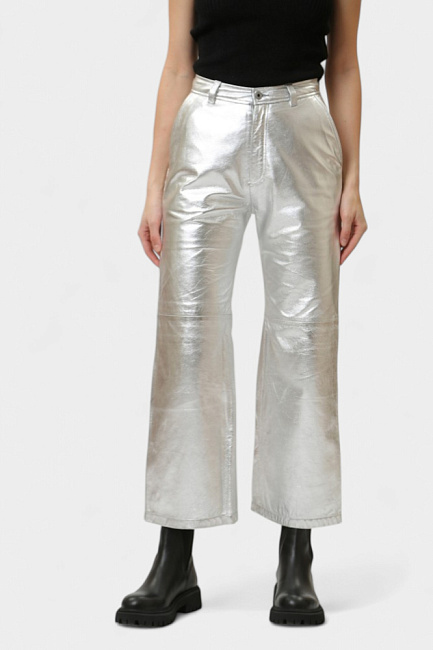 Брюки кожаные Pepe Jeans