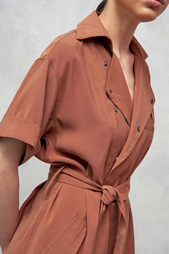 Платье The Hills Бронзовый