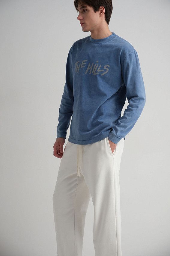 Лонгслив The Hills Голубой