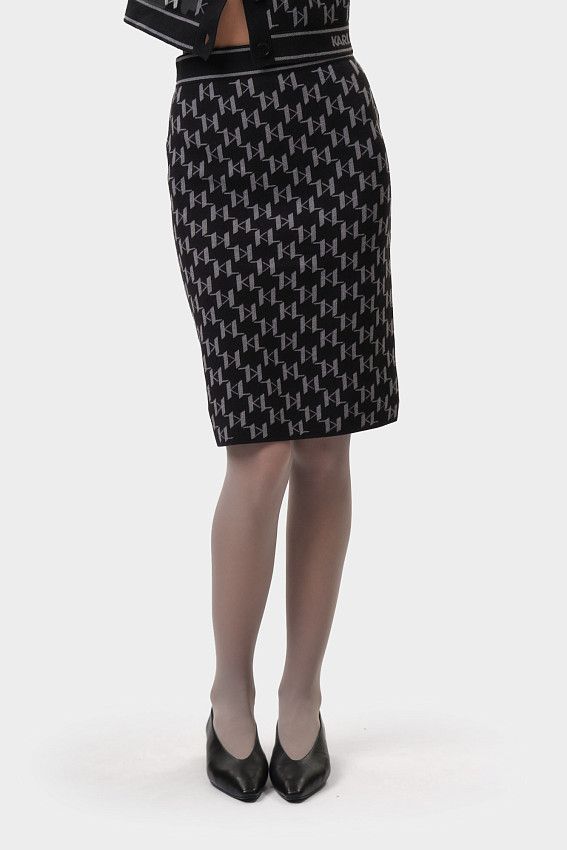 Юбка Karl Lagerfeld Серый