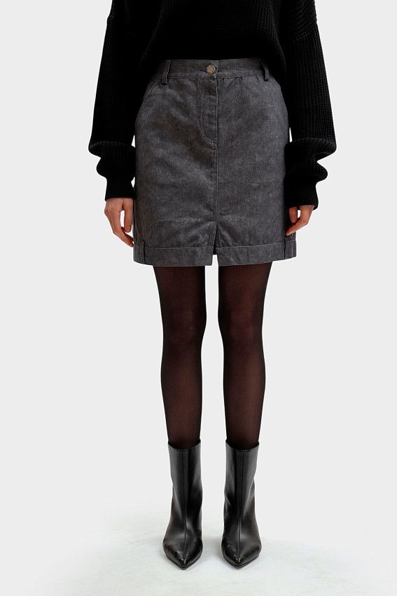 Юбка джинсовая The Hills Серый