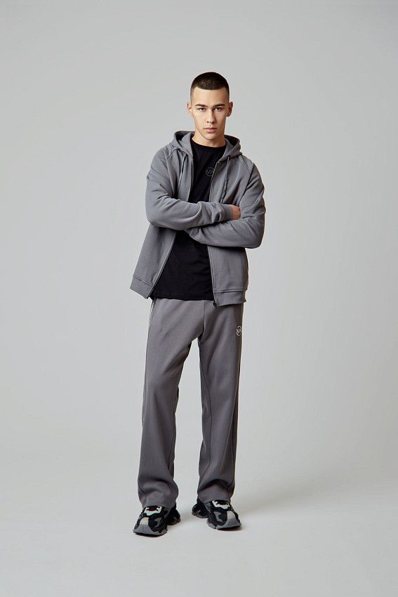 Толстовка с капюшоном Van Mich Серый