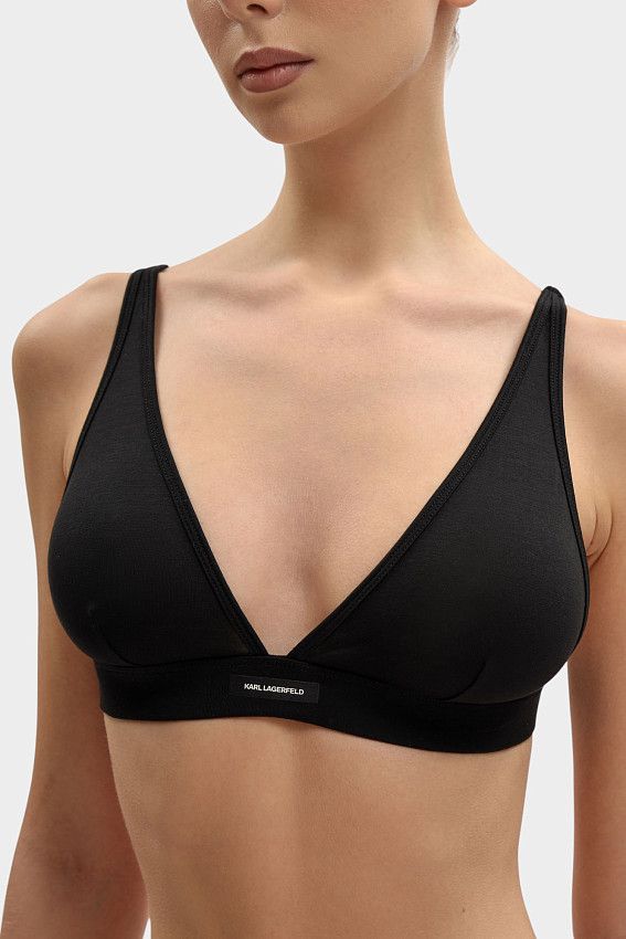 Топ Karl Lagerfeld Черный