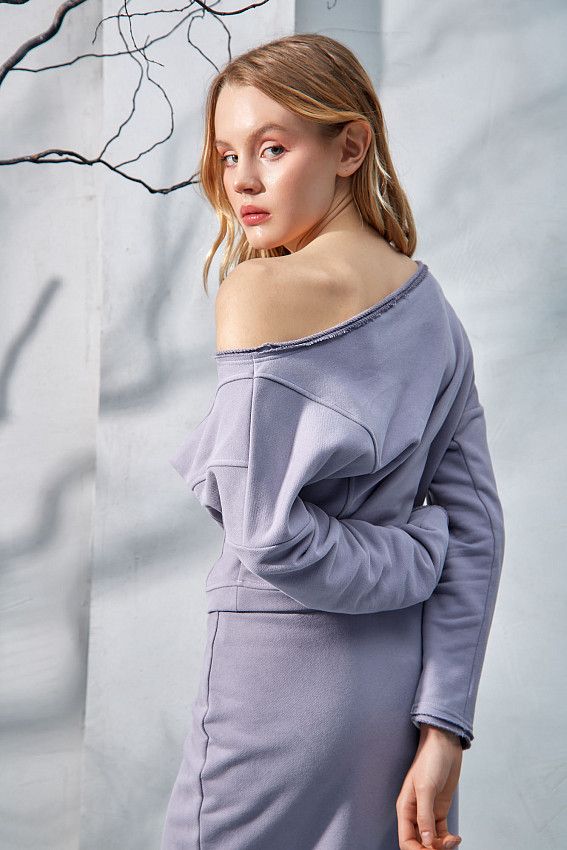 Свитшот The Hills Фиолетовый