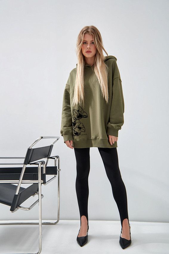 Худи The Hills Хаки