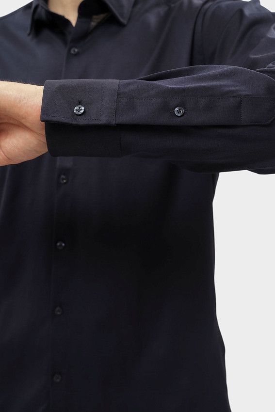 Сорочка д/р Karl Lagerfeld Синий