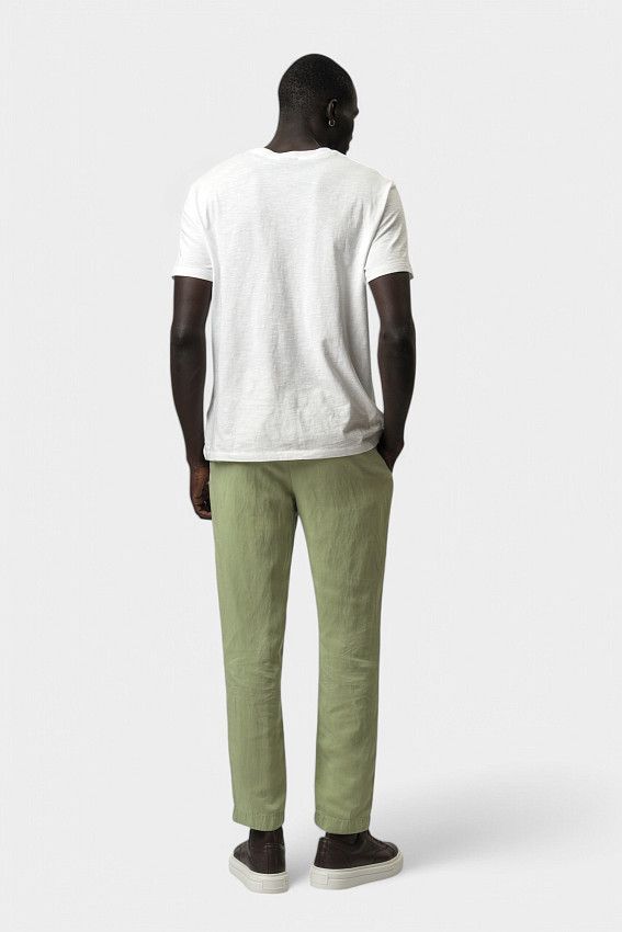 Брюки льняные Strellson Зеленый