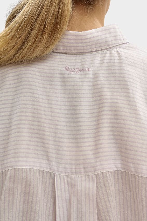 Рубашка с длинным рукавом Pepe Jeans Фиолетовый